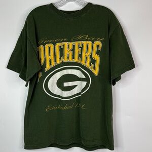 Vintage Tour Champ Green Bay Packers Short Sleeve Shirt Size XL 1997